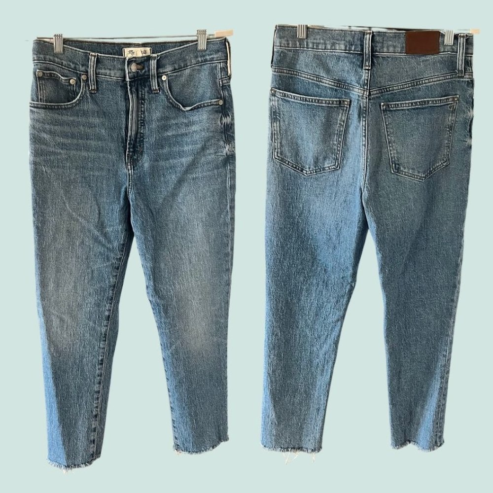Madewell Perfect Vintage Jean in Enmore Wash Raw Hem